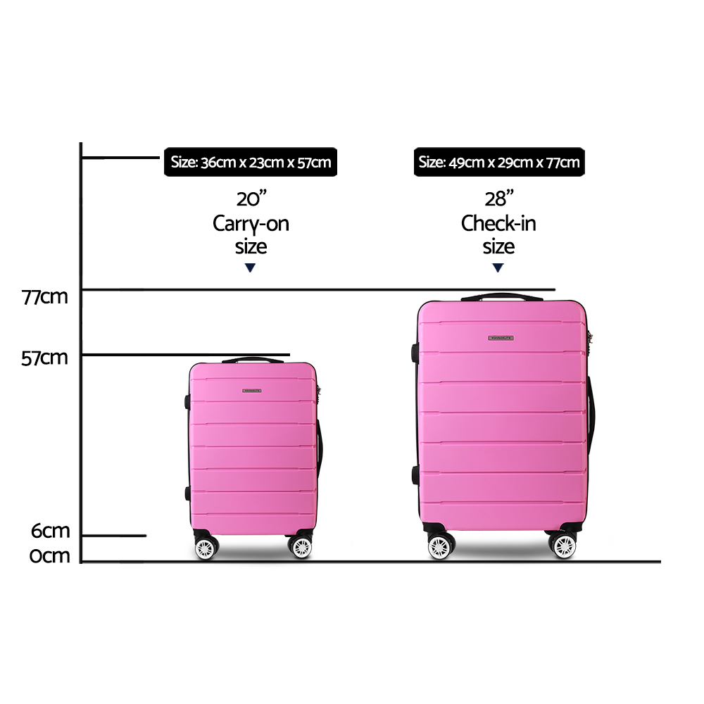 2pc luggage