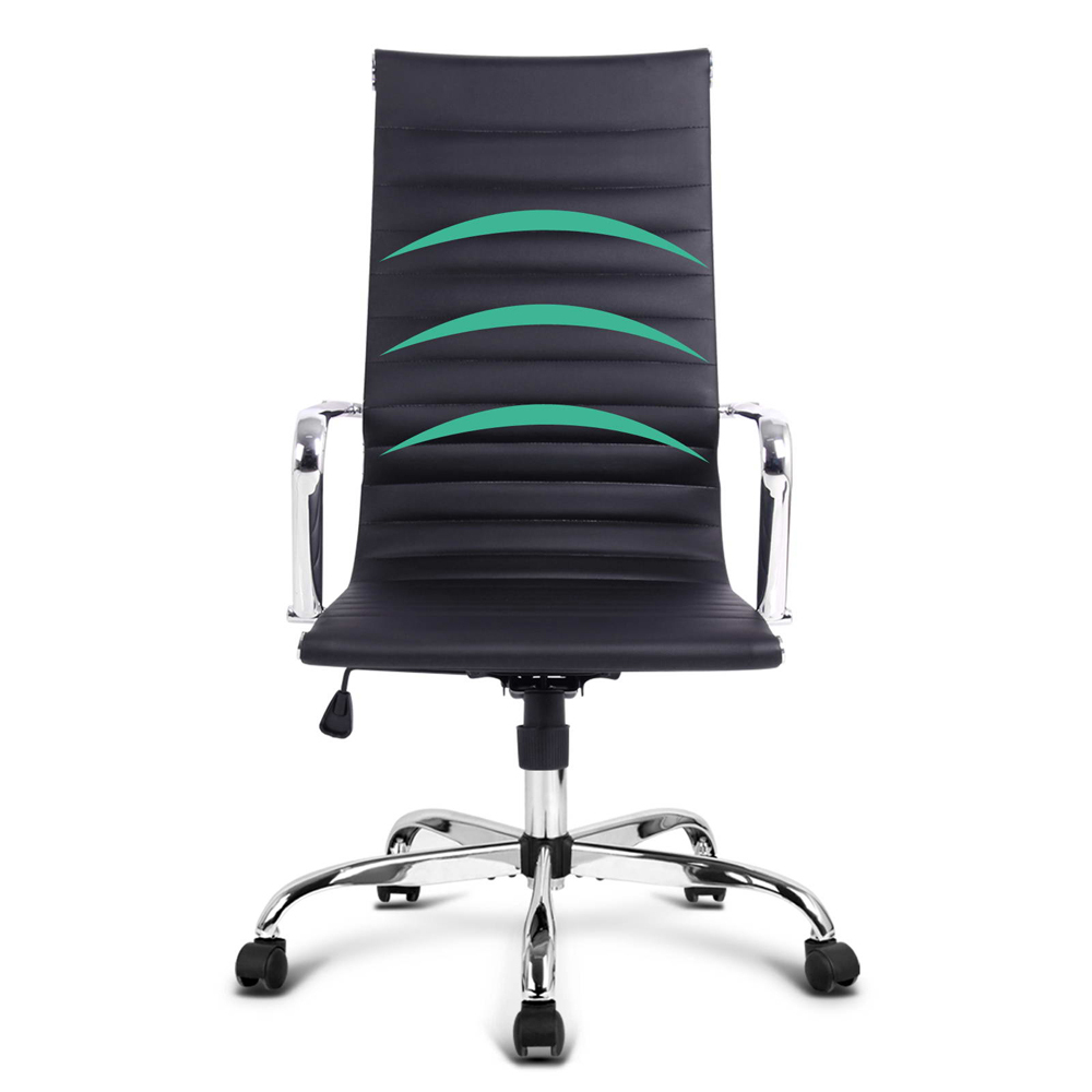 Artiss Eames Replica Office Chair Computer Seating PU ...