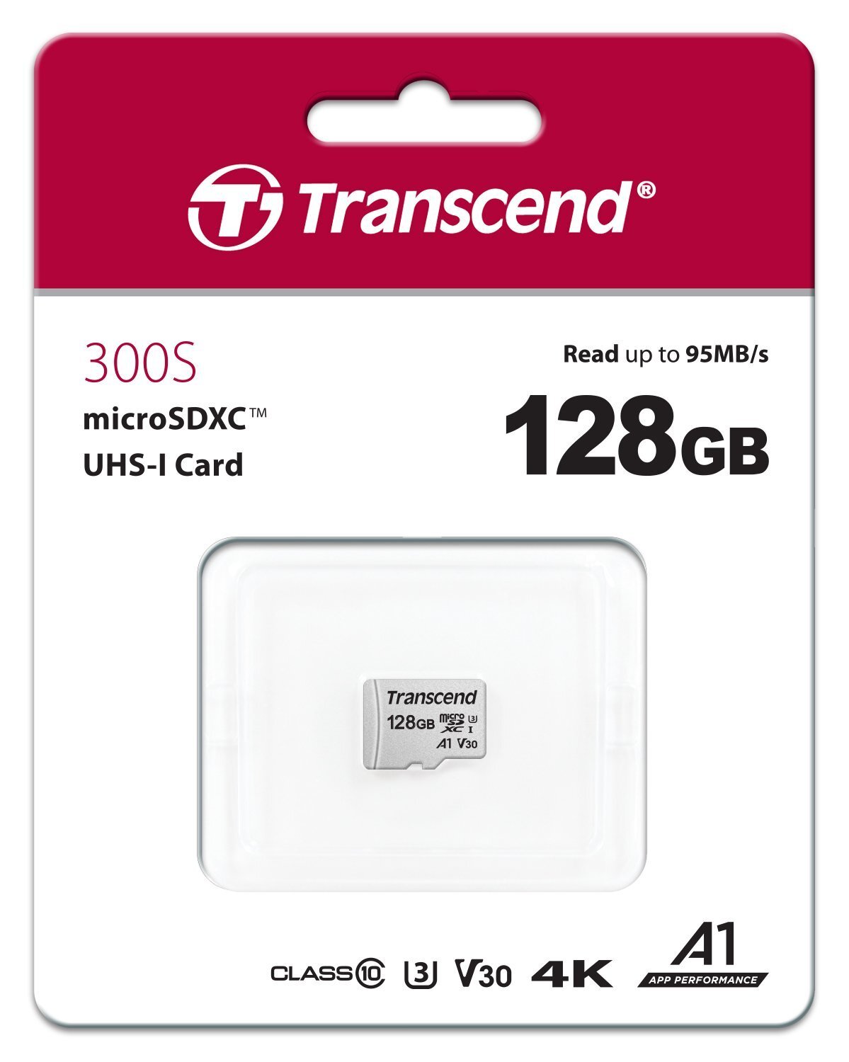 Карта памяти microsdxc uhs i u3 transcend 128 гб 100 мб с ts128gusd300s