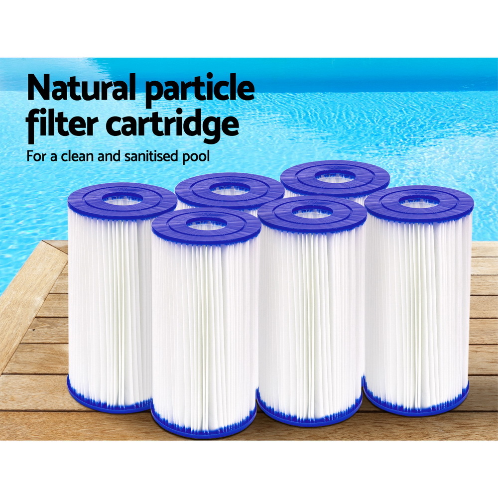 Set of 6 Bestway Pool Filter Cartridge