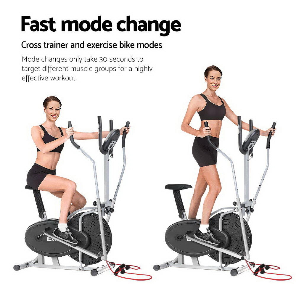 Everfit 5in1 Elliptical Cross Trainer Exercise Bike Bicycle Fitness