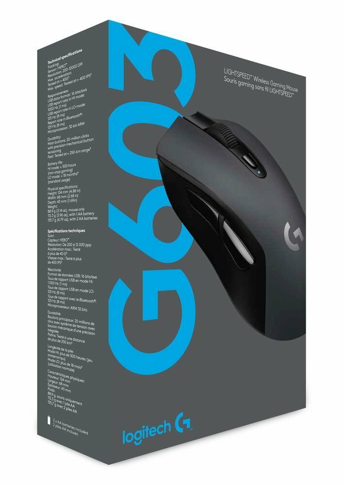 g903 lightspeed gaming mouse test