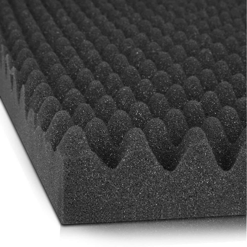 Set of 20 Eggshell Acoustic Foam - Black