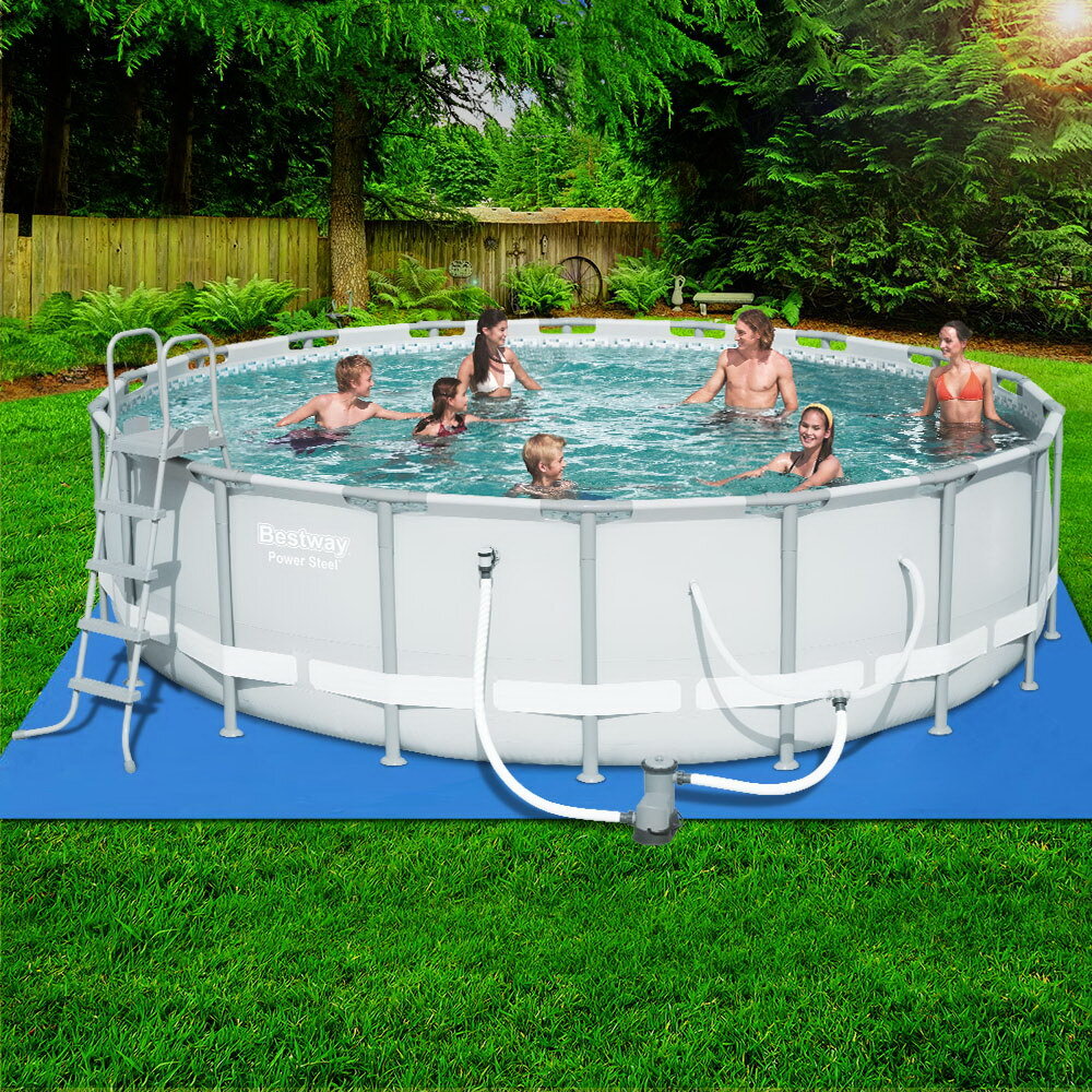 steel framed swimming pools