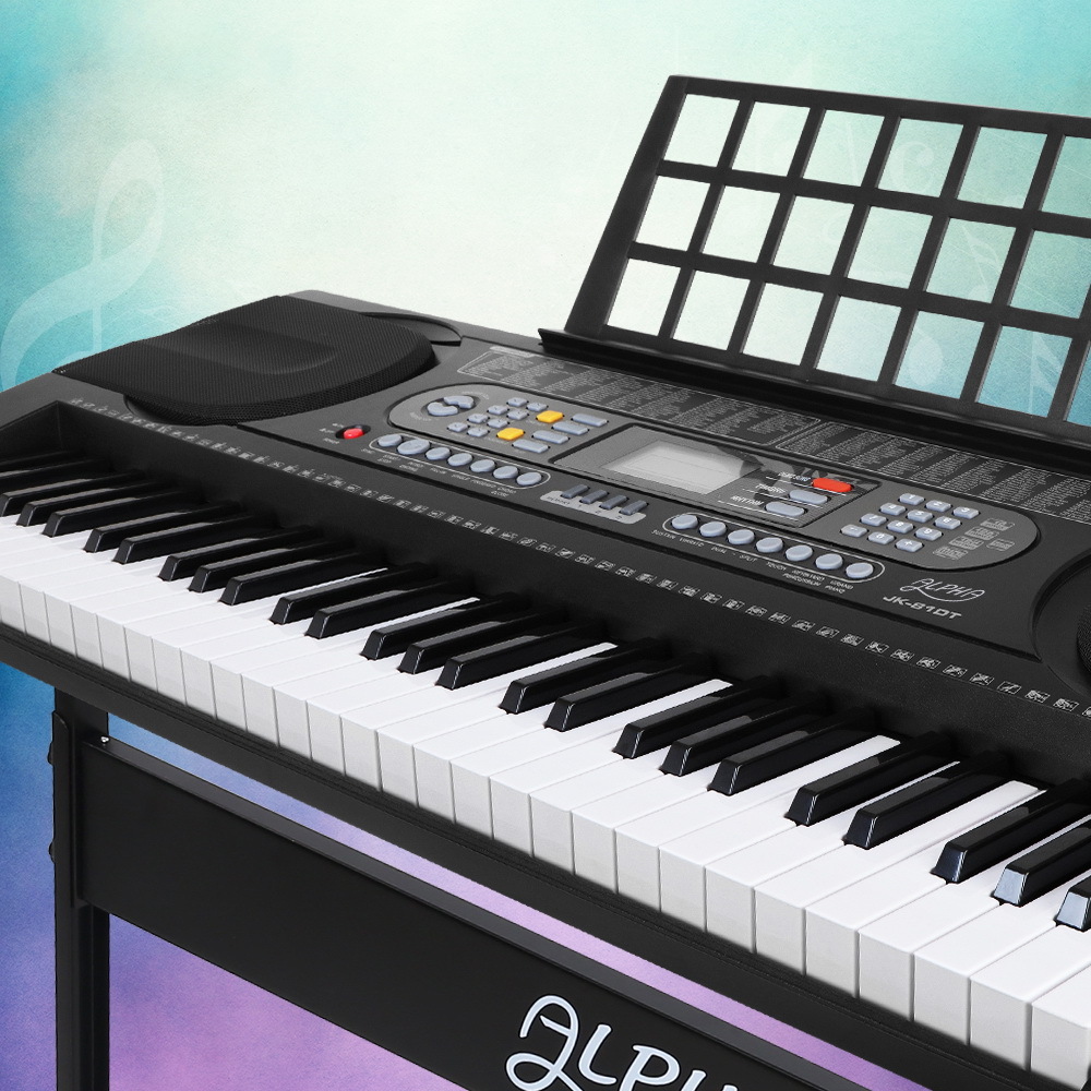 Alpha 61 Keys Electronic Piano  Keyboard  Electric 