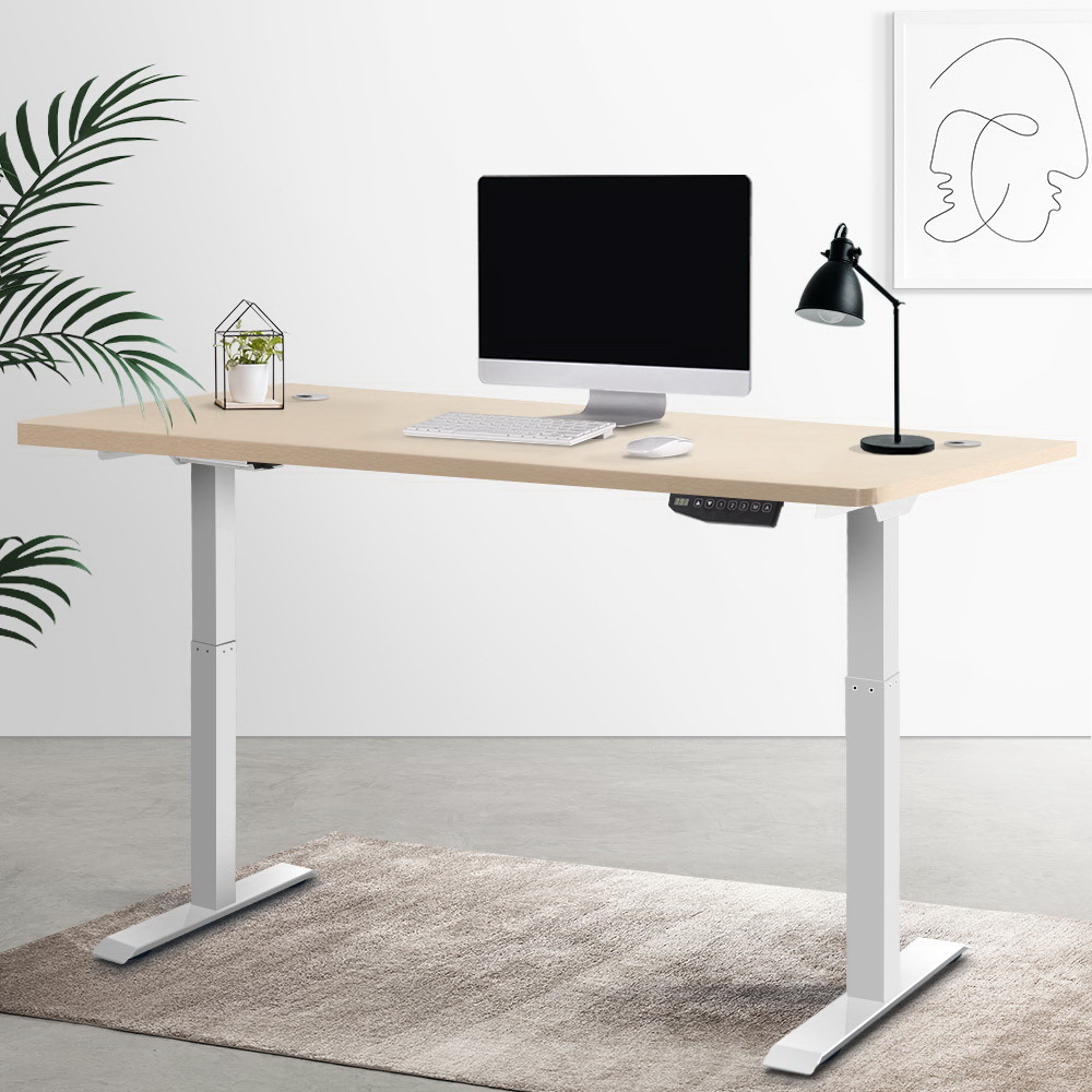 Artiss Height Adjustable Standing Desk Sit Stand Motorised Electric ...