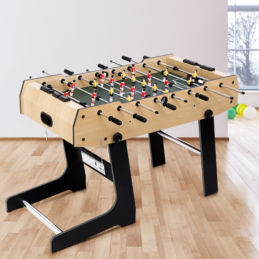 4FT Foldable Soccer Table Tables Balls Foosball Football Game Home