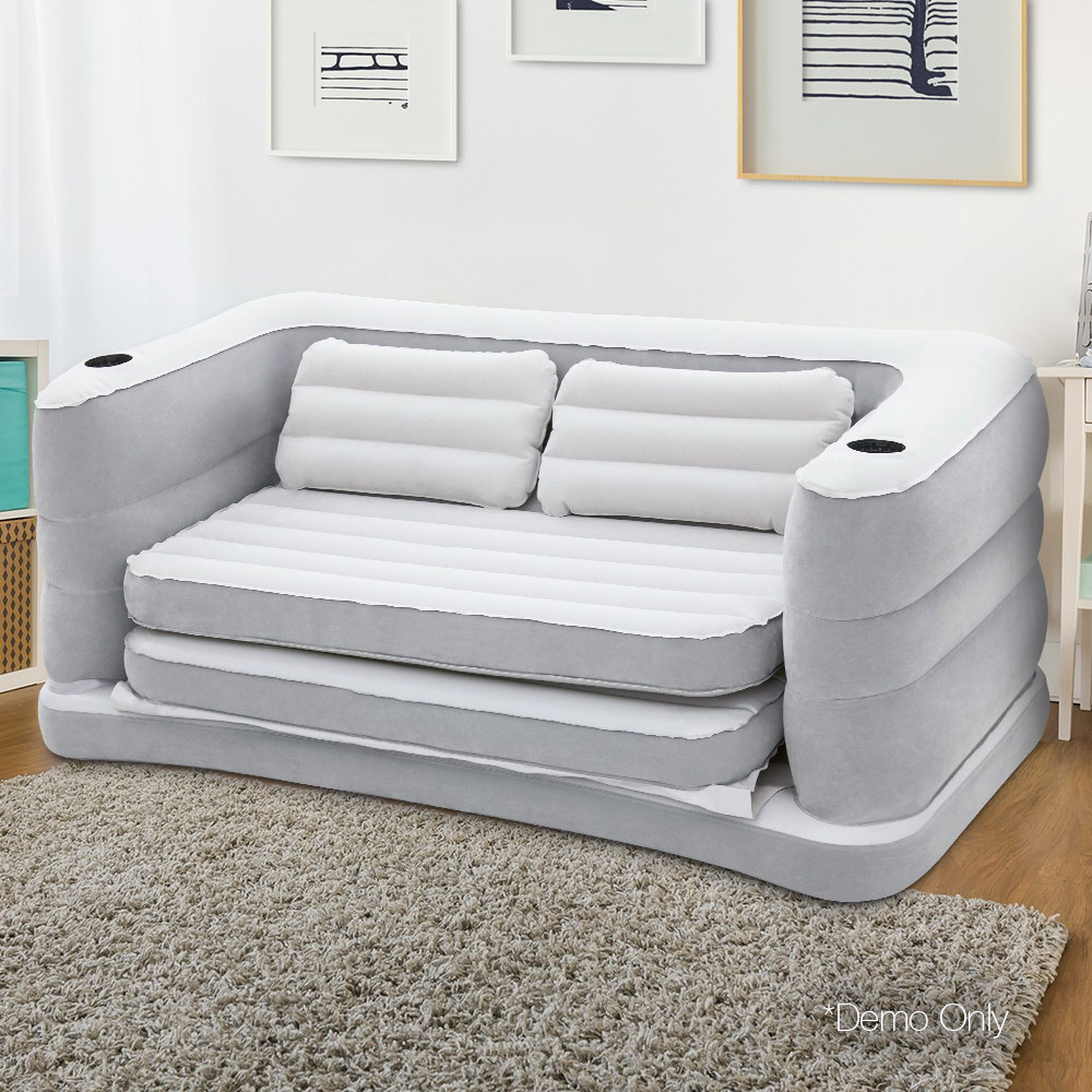 Bestway 2 In 1 Inflatable Sofa Bed Grey 3084