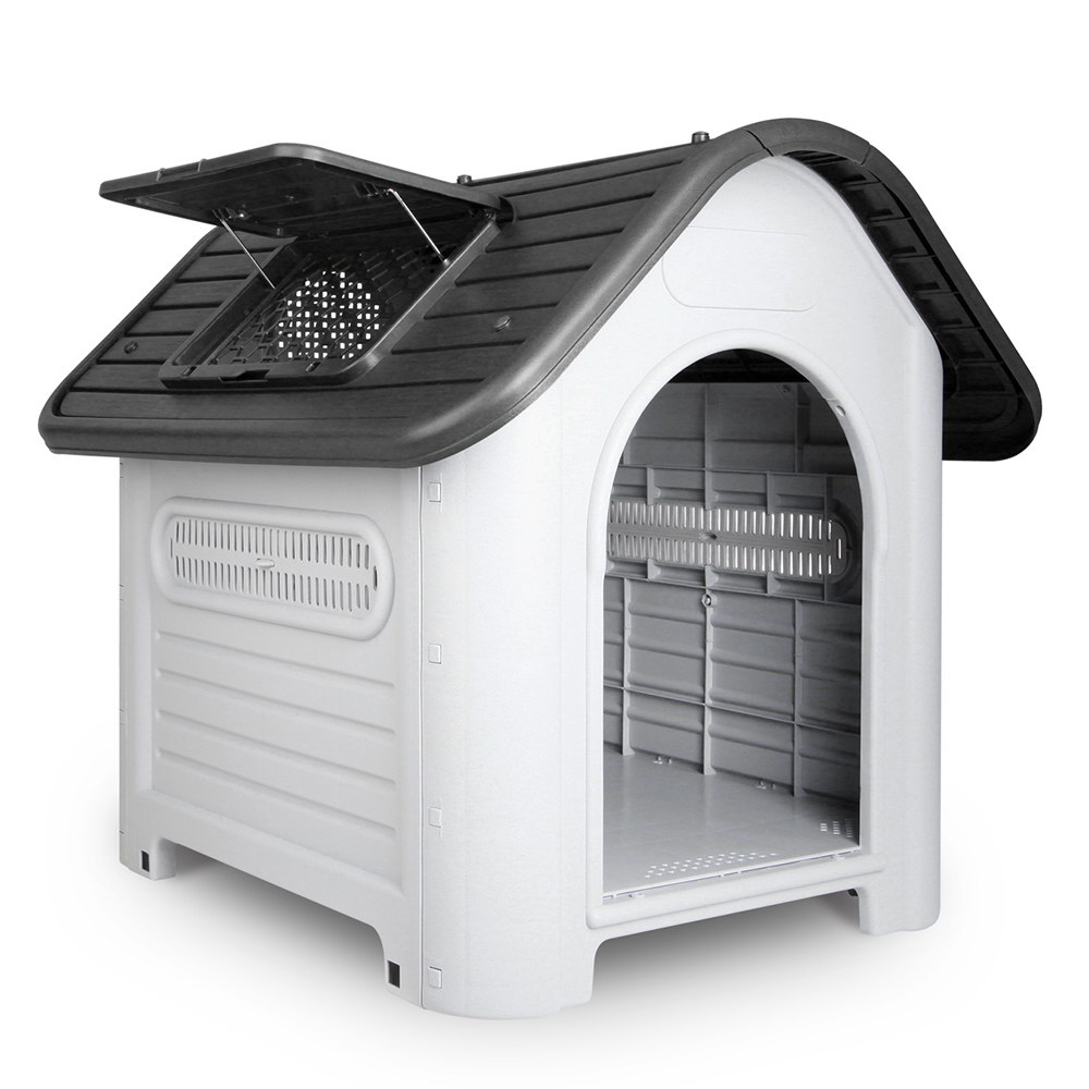 i.Pet Weatherproof Pet Kennel - Grey