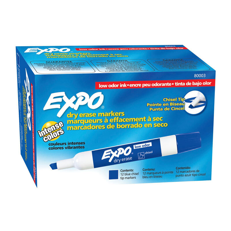 expo-white-board-marker-chisel-tip-blue-color-box-of-12