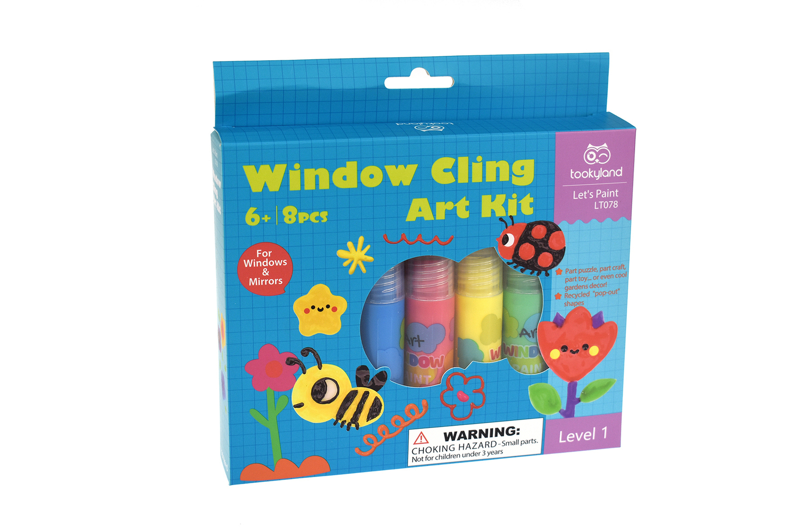 WINDOW CLING ART CRAFT KIT   V249 LT078 