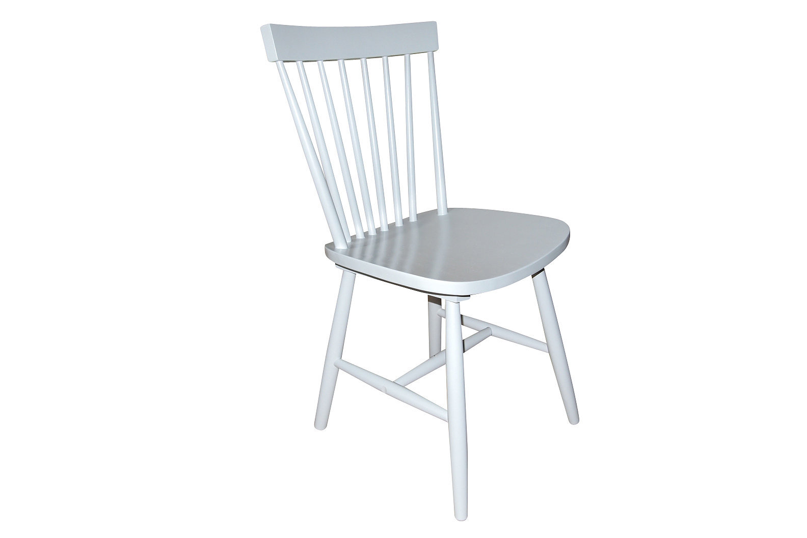 white spindle chair