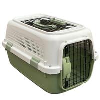 YES4PETS Small Dog Cat Rabbit Crate Pet Kitten Carrier Parrot Cage Green