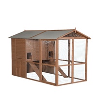 YES4PETS XXXL Walk-in Chicken Coop Rabbit Guinea Pig Hutch Ferret Hen Cat House