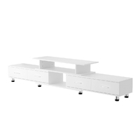 Artiss TV Cabinet Entertainment Unit Extendable 160CM To 220CM White