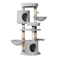 i.Pet Cat Tree 123cm Tower Scratching Post Scratcher Wood Condo House Bed Toys