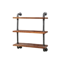 Artiss Floating DIY Pipe Shelf 3 Tiers - IRMA