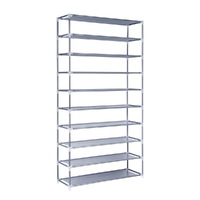 Artiss Shoe Rack Cabinet Stackable 10-Tier Grey