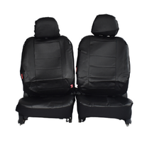 Leather Look Car Seat Covers For Mitsubishi Outlander 2006-2012 | Black