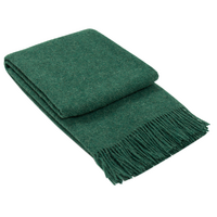 Brighton Throw - 100% NZ Wool - Emerald