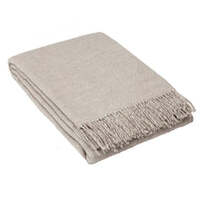 Cambridge Throw - 100% NZ Wool -  Silver