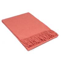 Paddington Throw - Fine Wool Blend - Peach