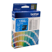 BROTHER LC-135XLC Cyan Ink Cartridge - MFC-J6520DW/J6720DW/J6920DW and DCP-J4110DW/MFC-J4410DW/J4510DW/J4710DW - up to 1200 pages