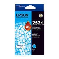 EPSON 252XL Cyan Ink Cartridge Suits WF3620/3640/7610/7620