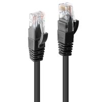 LINDY 0.3m CAT6 UTP Cable Black