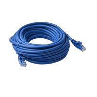 8WARE Cat6a UTP Ethernet Cable 15m Snagless Blue