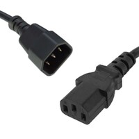 8WARE Power Cable Extension 1.8m IEC-C14 to IEC-C13 Male to Female