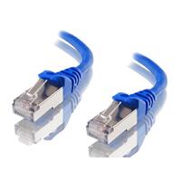 ASTROTEK CAT6A Shielded Ethernet Cable 15m Blue Color 10GbE RJ45 Network LAN Patch Lead S/FTP LSZH Cord 26AWG