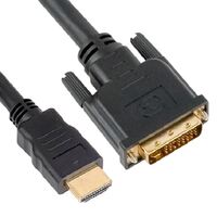 ASTROTEK HDMI to DVI-D Adapter Converter Cable 3m - Male to Male 30AWG OD6.0mm Gold Plated RoHS CB8W-RC-HDMIDVI-3