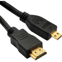 ASTROTEK HDMI to Micro HDMI Cable 3m - 1.4v 19 pins A Male to D Male 34AWG OD4.2mm Gold Plated RoHS LS