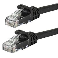 ASTROTEK CAT6 Cable 1m - Black Color Premium RJ45 Ethernet Network LAN UTP Patch Cord 26AWG-CCA PVC Jacket