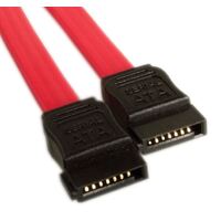 ASTROTEK Serial ATA SATA 2 Data Cable 50cm 7 pins to 7 pins Straight 26AWG Red CB8W-FC-5031 CB8W-FC-5075