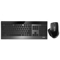 RAPOO 9900M Multi-mode Wireless Ultra-slim Keyboard & Mouse - Bluetooth 3.0, 4.0, 2.4G Multi-Mode Switch, Ultra-Slim Keys, Adjustable DPI