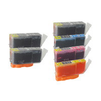 PGI-525 Compatible Inkjet Set 6 Cartridges [Boxed Set]