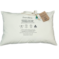 Dreamaker Organic Cotton Covered Pillow with Repreve