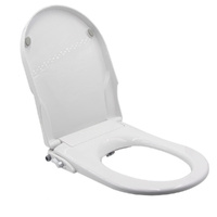 Non Electric Bidet Toilet Seat D Cover Bathroom Dual Nozzle Spray Water Wash