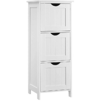 VASAGLE Floor Cabinet with 3 Drawers White