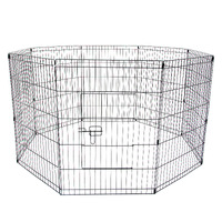 Pet Playpen Foldable Dog Cage 8 Panel 42in