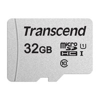 TRANSCEND TS32GUSD300S 32GB UHS-I U1 microSD w/o Adapter  (microSDHC I, C10, U1)