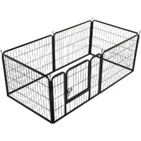 6 Panel Pet Dog Cat Bunny Puppy Play pen Playpen 60x80 cm Exercise Cage Dog Panel Fence