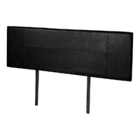 PU Leather Queen Bed Headboard Bedhead - Black