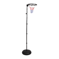 Netball Ring with Stand Portable Pole Height Adjustable