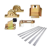 Sliding Gate Hardware Accessories Kit - 6m Track, Wheels, Stopper, Roller Guide