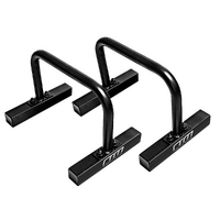 Steel Parallette Bars Push Up & Dip Workouts