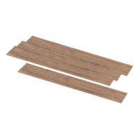 Vinyl Floor Tiles Self Adhesive Flooring Smoked Eucalyptus Wood Grain 16 Pack 2.3SQM