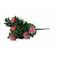 Pink Rose Bunch UV 45cm